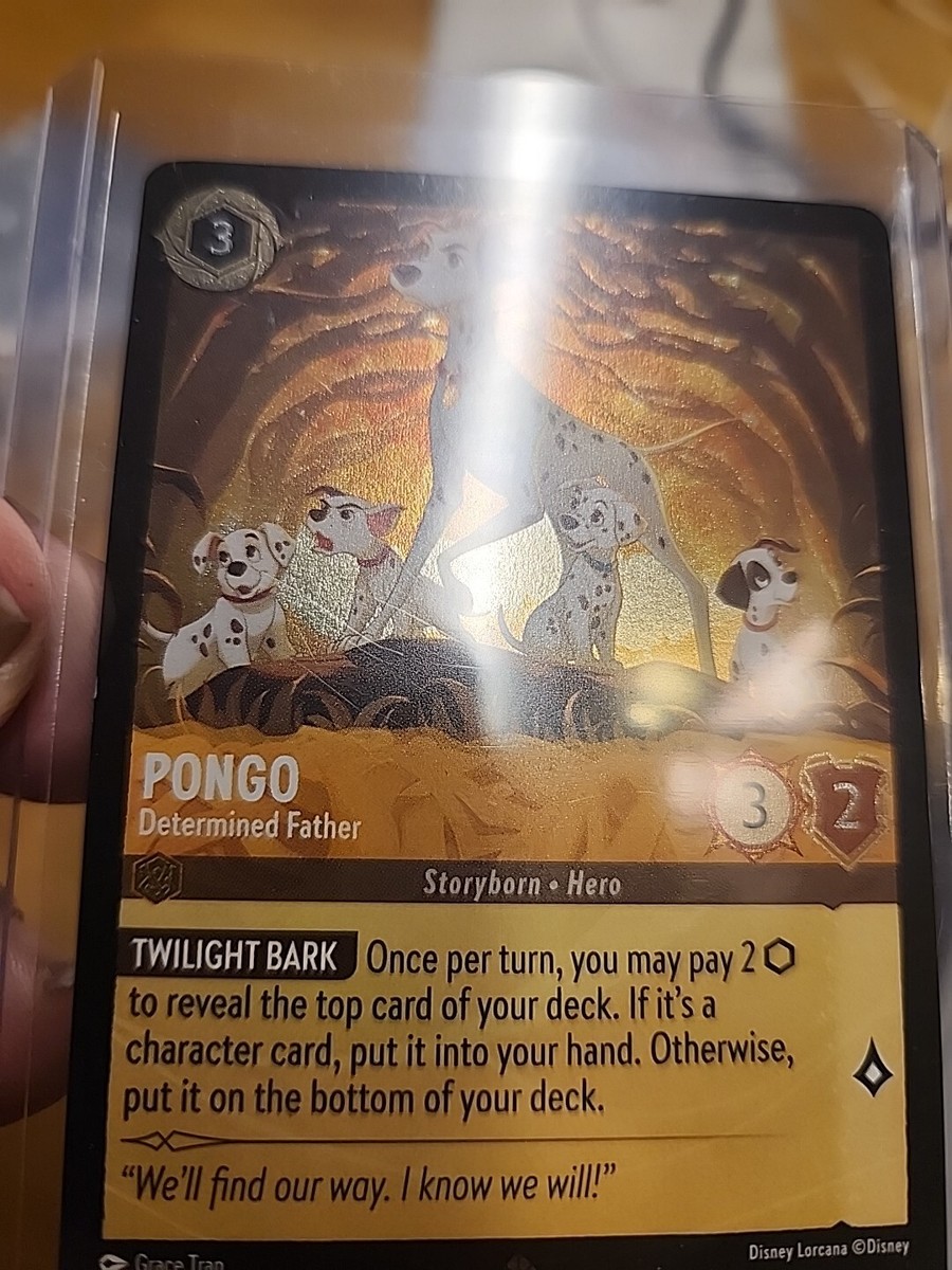 pongo lorcana card Piglet 211 204 Case