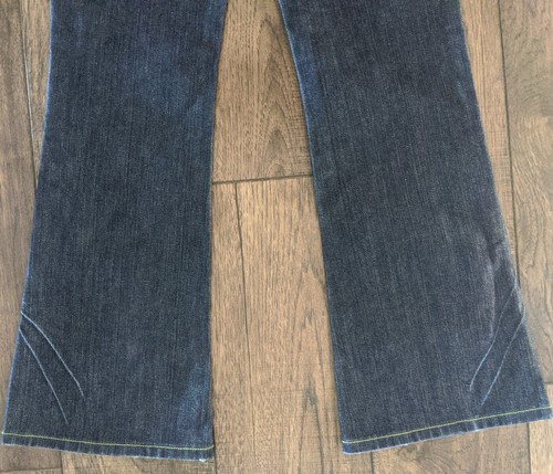 Cruel Girl Low & Lean Women's Wide Leg Rigid Denim Dark Wash Jeans Size 3 NWT! - Picture 24 of 24