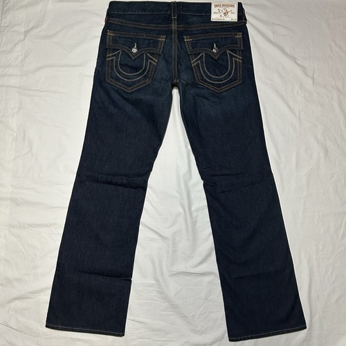 NWT True Religion 2013 Ricky OT Straight Fit Jeans - Size 36 x 34 - Made In USA - Picture 2 of 15