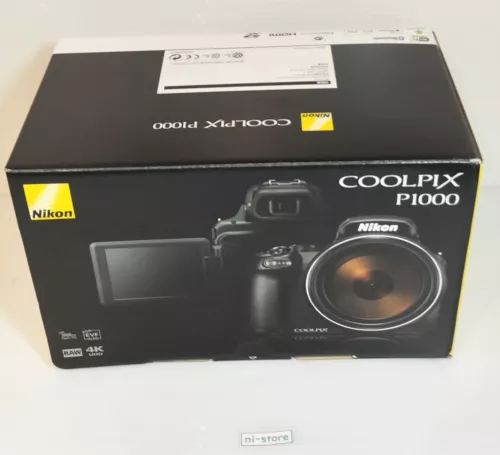 Nikon Coolpix P1000 16MP 4K Digital Camera with 125x Optical Zoom - Brand New