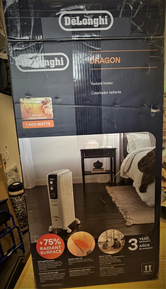 DeLonghi TRD40615T Full Room Oil-Filled Radiant Portable Heater | eBay