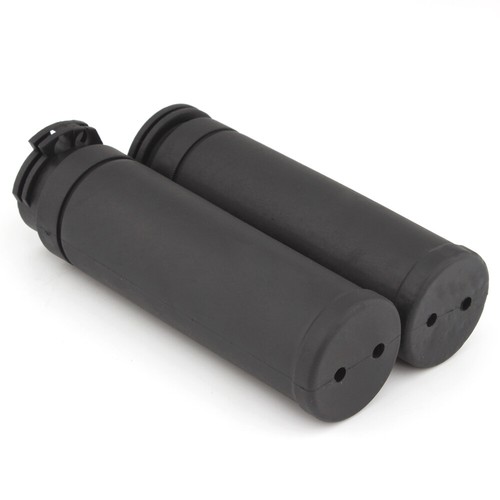1" Handle Hand Grips Handlebar Rubber Black For Harley Electra Glide Sportster - Picture 6 of 12