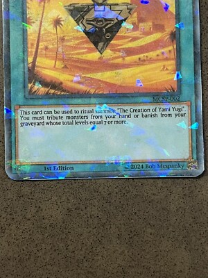 Custom Yugioh Card - Millennium Puzzle Cracked Ice Spell Card - Artist Bob  MC | eBay