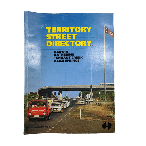 Northern Territory Street Directory 1985 Darwin Katherine Alice Spings book