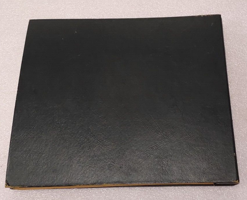 VINTAGE 78 RPM RECORD ALBUM HOLDER - RECORD INDEX - 10 SLEEVES - BLACK - Picture 3 of 5
