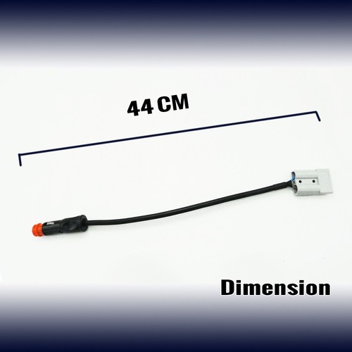 50A AMP ANDERSON STYLE PLUG TO MALE CIGARETTE PLUG SOCKET ADAPTER CABLE LEAD 12V - Picture 9 of 24