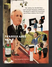 1995 Print Ad Tanqueray Distilled English Gin "How Refreshingly Distinctive"