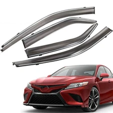 For 2012-2016 2017 Toyota Camry Door Window Vent Visor Sun Rain Guards Deflector