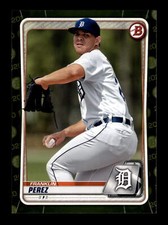 2020 Bowman Camo #BP-63 Franklin Perez Detroit Tigers
