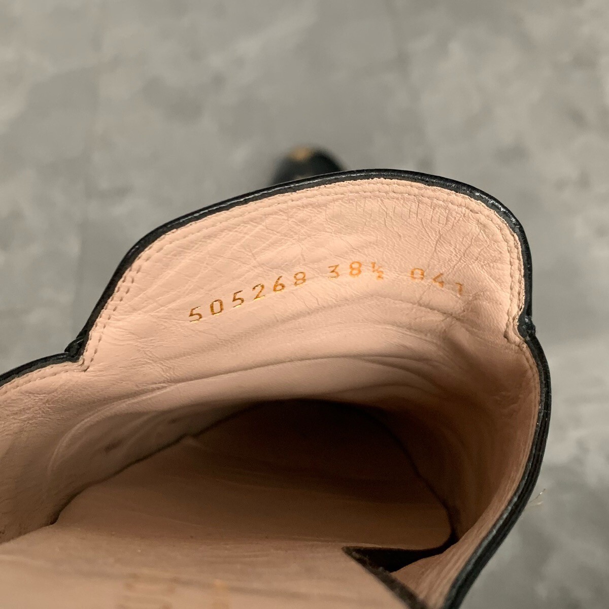 Womens GUCCI Slippers Slides Princetown Bee Horsebit Leather