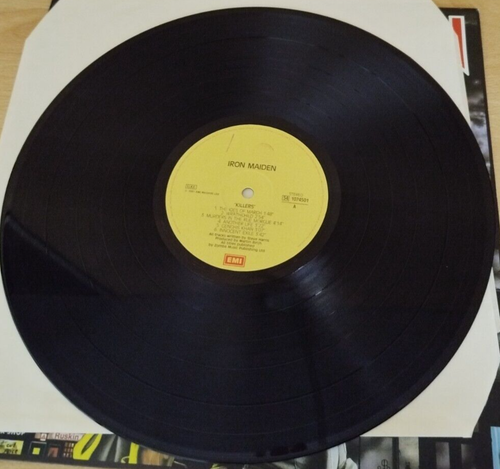 Iron Maiden – Killers Italy LP Album - Imagen 4 de 4