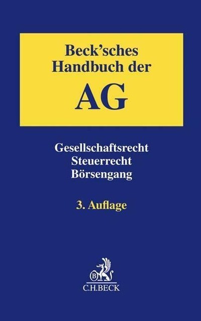 Thumbnail - Neu - Beck'sches Handbuch Der Ag (3. Auflage, Gebundene Ausgabe)