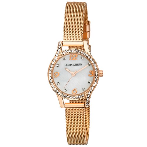 Orologio Laura Ashley Mini Bracciale Maglia Viene fornito in confezione regalo gratuita - Foto 5 di 12