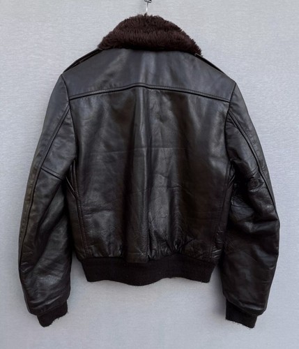 Rare VTG 60's SPITFIRE Type A2 Pilot Leather Bomber Jacket Talon Zipper Size 34 - Picture 2 of 12