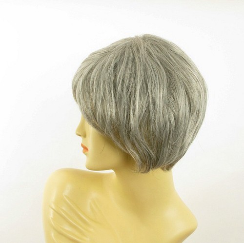 Perruque femme grise cheveux lisses ref LANA 51 - Picture 3 of 8
