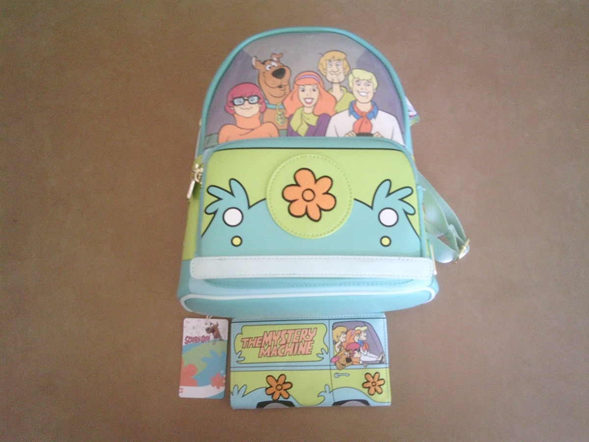 Loungefly Scooby-Doo mystery machine mini backpack + wallet 