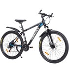 LAUXJACK 27.5 ZOLL 21GANG SHIMANO Blau MOUNTAINBIKE CITYRAD für Damen & Herren
