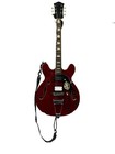 Global EA-200 Vintage Double-Cut Semi-Hollow Body Electric Guitar (RO1058094)