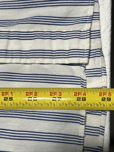 Vintage Gitman Bros Blue Striped Oxford Button Down Shirt 15 33 Long Sleeve - Picture 9 of 12