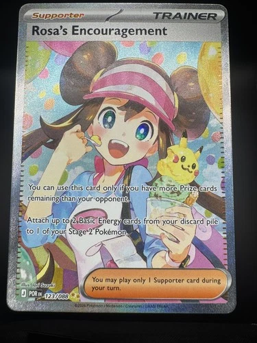Rosa’s Encouragement 123/088 SIR Perfect Order Pokemon TCG NM/M PSA 10 Contender