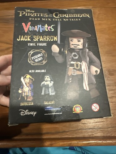 Jack Sparrow Pirates of The Caribbean Disney Vini Mates Diamond Select Toys New - Picture 7 of 7