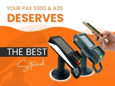 Hilipro Swivel Stand for Pax A35 Credit Card Machine Terminal PIN Pad-A POS Kit