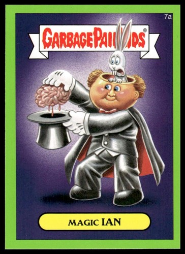 2015 Garbage Pail Kids Series 1 Green Border Magic Ian #7a - NM