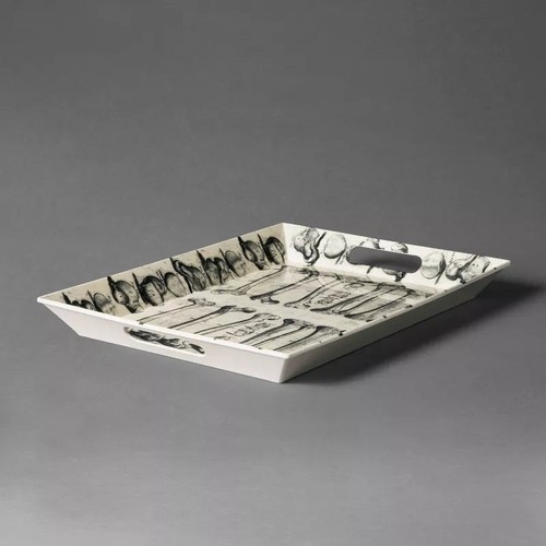 NEW John Derian Threshold Bone To Pick Melamine Halloween Serving Tray 19"x14" - Picture 2 of 2