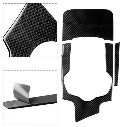 Look 3pc Console Trims for Alfa For Romeos Premium Black & Gray Finish - Picture 5 of 12