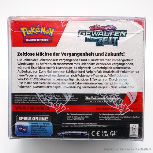 Pokemon Schutzhülle 36 er Display 0,5 mm PET Faltbox Booste Case Hülle Schutz - Bild 12 von 15