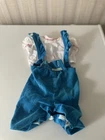 Vintage Cabbage Patch Doll Overalls And Shirt