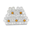 Flower Modern Napkin Holder Stainless Steel Paper Towel Holder -out Tissue
