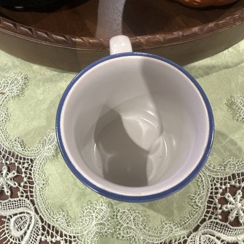 PFALTZGRAFF YORKTOWNE Vtg Coffee Mug Blue Flower 9oz REPLACEMENT STONEWARE CUP - Picture 6 of 7