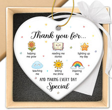 Teacher Ornament - Christmas Teacher Gifts for Women, Men - First Day Ideas for