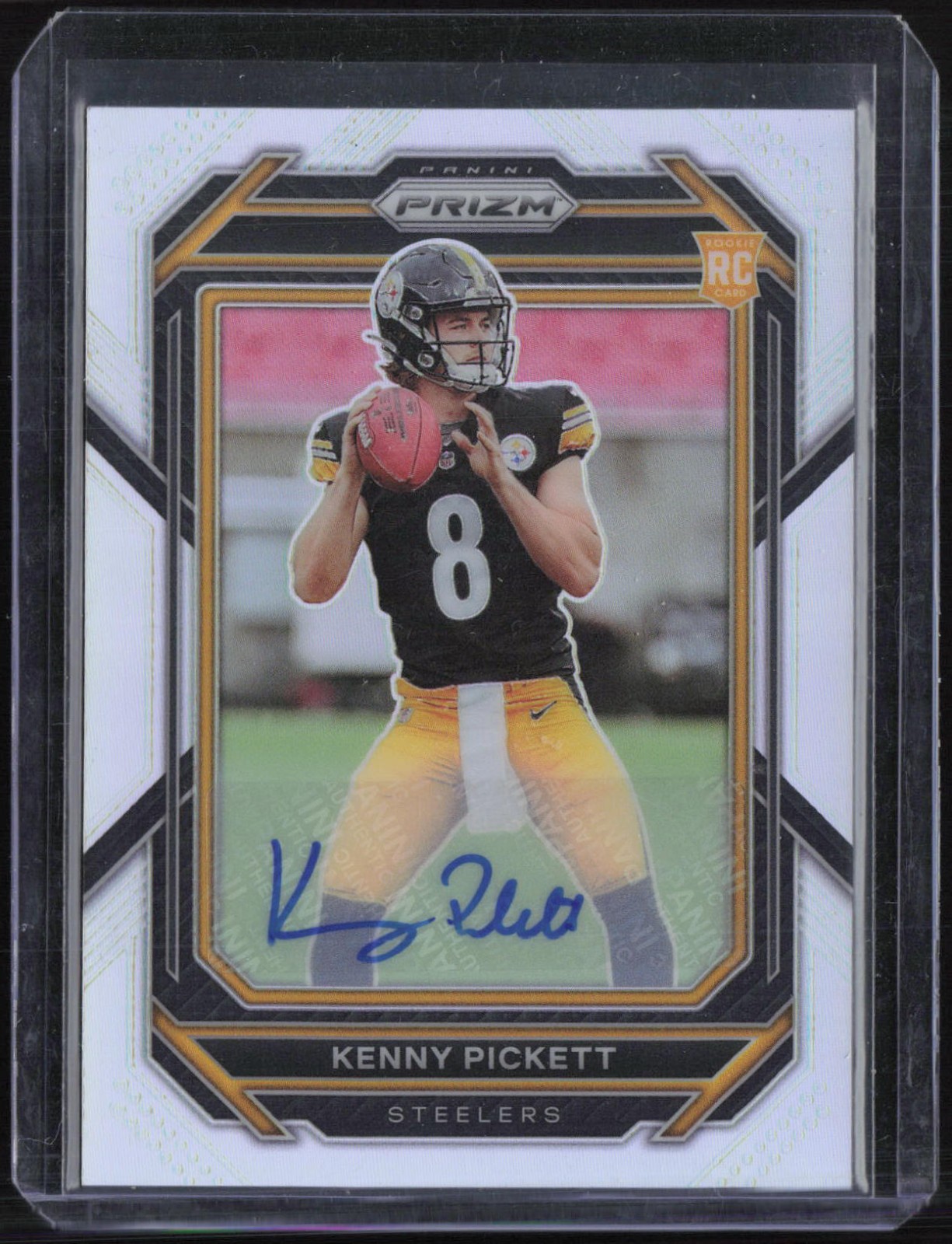 2022 Panini Prizm Silver #301 Kenny Pickett Auto Autograph RC Rookie 