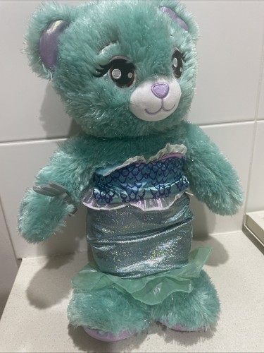 Ropa de peluche Build a Bear verde Ariel Little Mermaid Princess 16" RARA - Imagen 2 de 8
