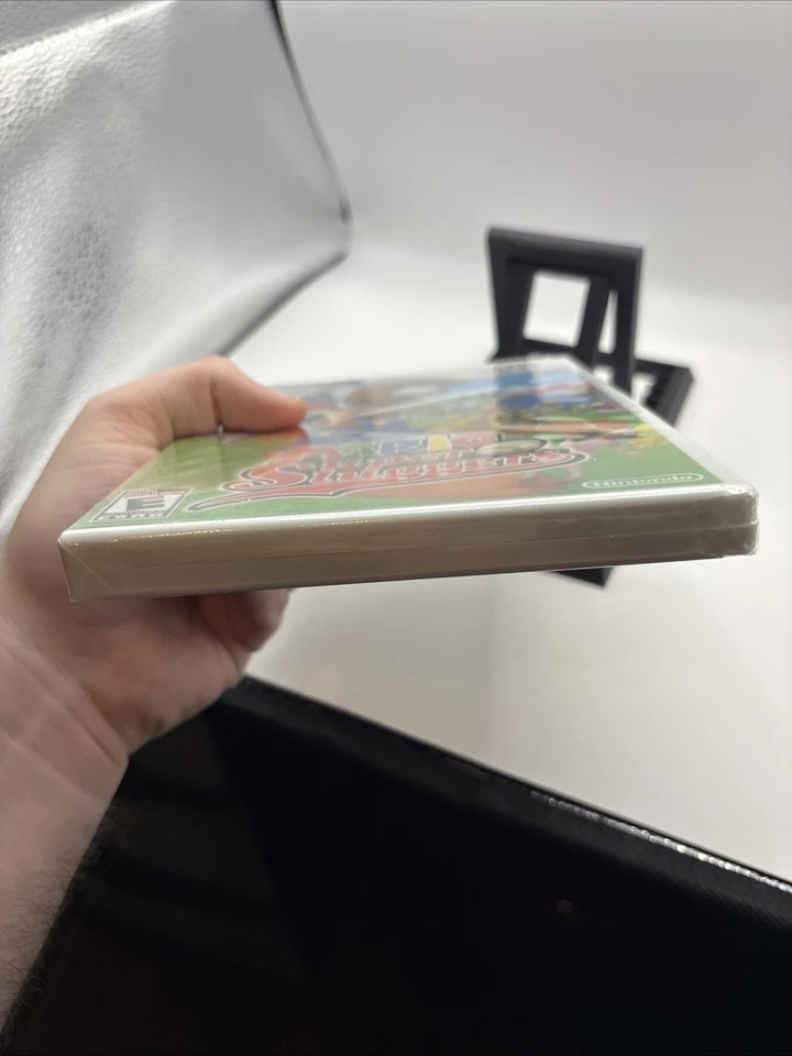 Mario Super Sluggers (Wii, 2008) ¡NUEVO! Etiqueta Blanca 1ª impresión ¡SELLADA! Foto 4 de 4