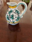 New Italian Hand Painted Olive Oil Cruet 5" tall