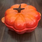 LE CREUSET Pumpkin Cocotte Pot Japan Import Rare