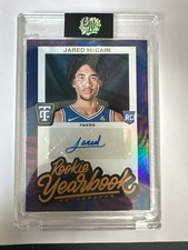 Beautiful Jared McCain Rookie Yearbook Auto numbered to 5!