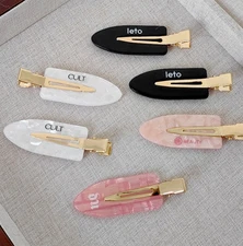 Hairgrips Duck Bill Clips Alligator Hair Barrettes Hairstyle Makeup Acetate Cust
