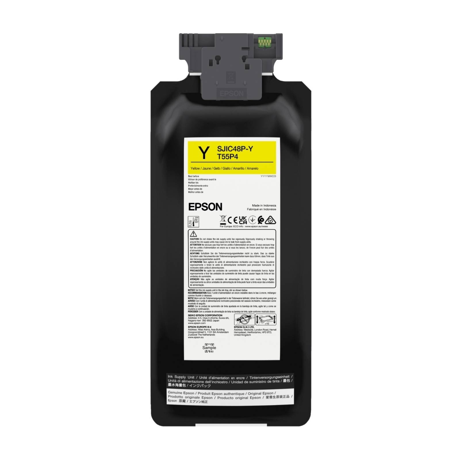 Original Epson SJIC48P-Y Yellow Ink Cartridge (C13T55P440)
