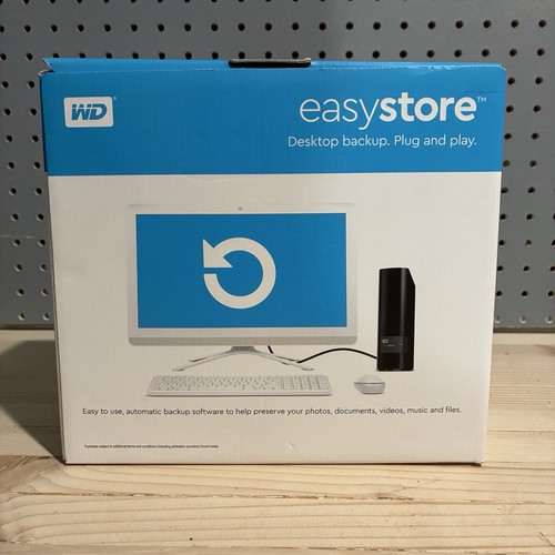 WD EasyStore 4TB External Hard Drive Storage USB 3.0 6Gb/s WD40EZAZ-00SF3B0 - Picture 3 of 6