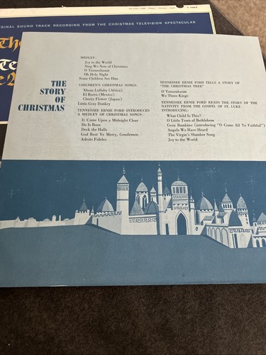 Vintage 1960s The Story Of Christmas Tennessee Ernie Ford Vinyl LP Record Album - Picture 3 of 5