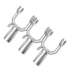 9 PCs Kleidung Stange Ersatzgabeln Kleidung Stangenkopfanschlüsse Stangenzubehör