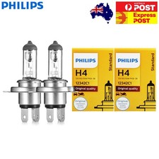 Philips 2pcs H4 HB2 Halogen Headlight Hi/lo Beam 12V 60/55W 12342C1 AU Shipping
