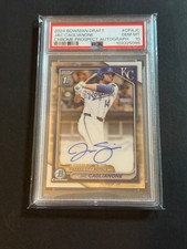2023 BOWMAN CHROME DRAFT - JAC CAGLIANONE - PSA 10 - AUTO - ROYALS TOP PROSPECT
