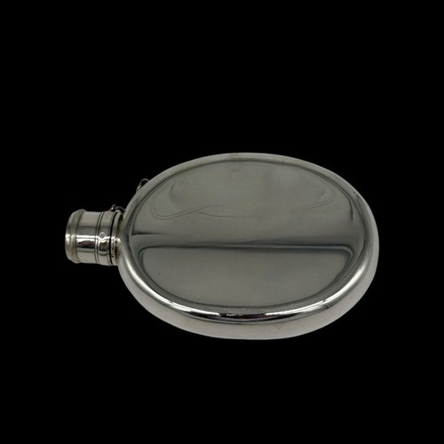 Antique Victorian Silver Hip Flask London 1861 William Neal - Picture 5 of 8