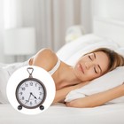 1pc Metal Decorative Clock Desktop Clock Retro Clock Ornament for Home Room