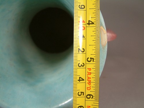 ROSEVILLE TURMALIN Doppelhenkel VASE 8" um 1933 ansehen! - Bild 9 von 10